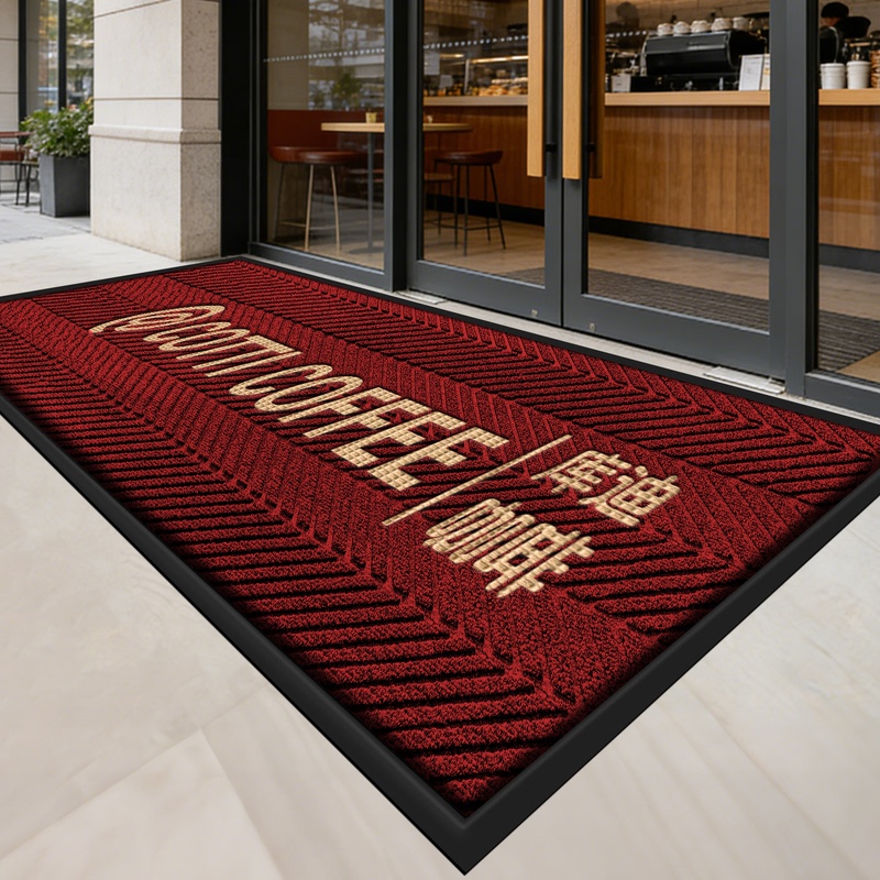 Hotel Entrance Carpet, Commercial Outdoor Doormat, Shop Outdoor Non-Slip Mat, Water-Absorbent Entrance Door Company Mat