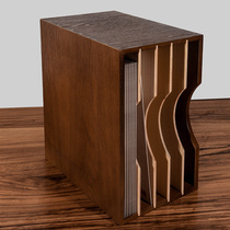 Vinyl record rack classical nostalgic LP record storage rack vinyl disc storage box CD rack storage rack