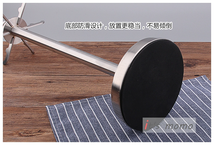 Hàng cứng! Đức 18/10 thìa inox đặt 304 xẻng nấu súp muỗng cơm thìa chao rán giá bếp - Phòng bếp giá để dao thớt