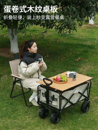 Дорожная тележка для кемпинга, складной кемпер фургон, прицеп, чемодан