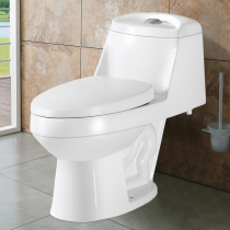 Haoyijia bathroom toilet Jet siphon household silent water-saving toilet High temperature Zhijie glaze toilet