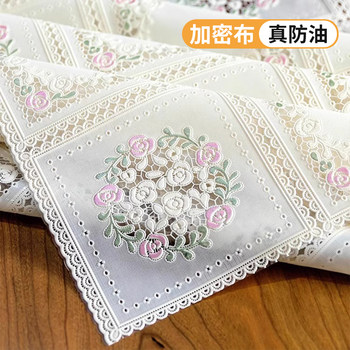 Oil-proof and waterproof and scald-proof tablecloth ins nordic style lace Oil-proof and waterproof and scald-proof tablecloth ins nordic style lace