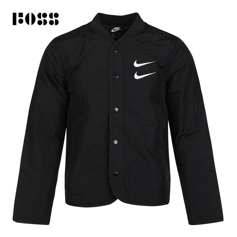 Nike Nike 2020 Nam AS M NSW SWOOSH JKT + Áo khoác cotton QUILTED CU3923-010 - Quần áo độn bông thể thao