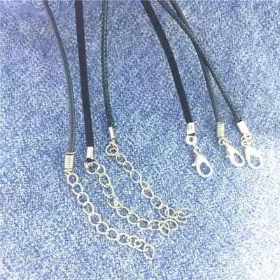 DIY handmade necklace rope rubber necklace rope Silicone rubber necklace rope Necklace rope beaded material accessories 11-9