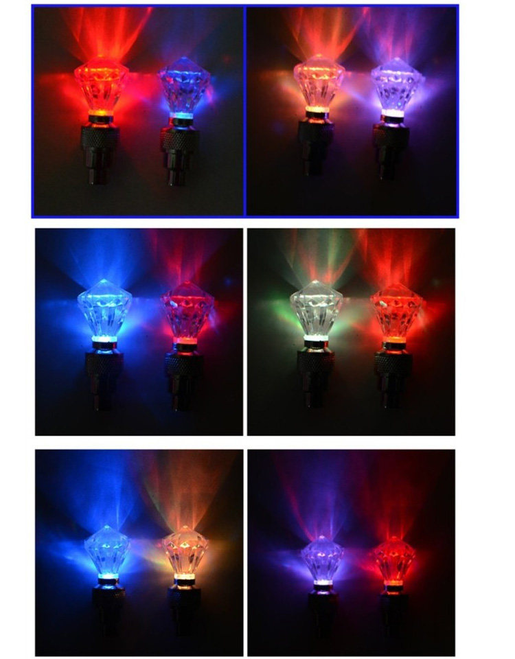 Eclairage pour vélo AISONG - feux de Valve - Ref 2399669 Image 35