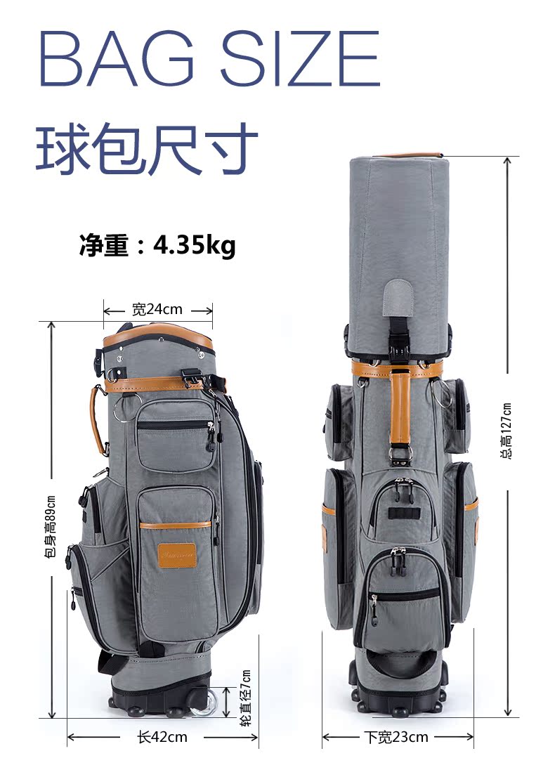 Mới TTYGJ golf đa chức năng cue túi cứng vỏ vận chuyển túi khí với tàu kéo có khóa mật khẩu 	giá 1 quả bóng golf