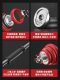 Solid Pure Iron Dumbbells for Men's Fitness, Home Kettlebells, Electroplated Barbells, Adjustable Weight, 20-Piece Set Combination Equipment