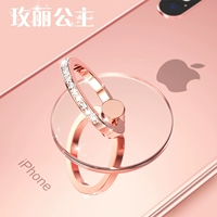 Роскошное бриллиант [гальваническое кольцо из розового золота] круглый