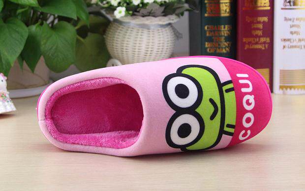 Pantoufles enfants en suède pour hiver - semelle caoutchouc - Ref 1007044 Image 9