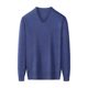 Hengyuanxiang cardigan men's middle-aged loose winter thickened pure wool V-neck sweater bottoming dad sweater