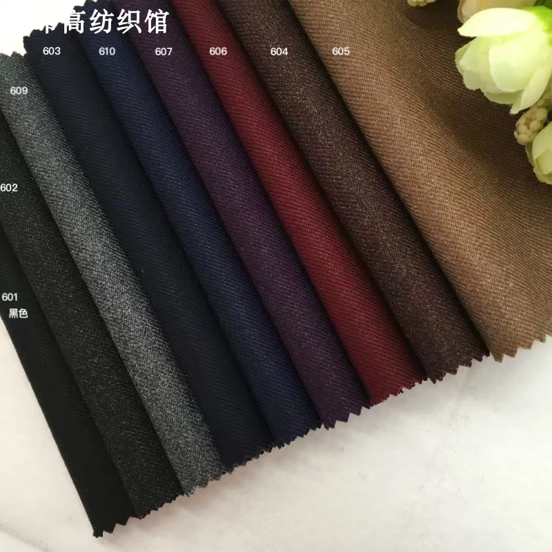 Mùa thu và mùa đông dày phù hợp với vải len chải kỹ polyester chống nhăn quần phù hợp với áo vest vải thủ công DIY may hỗn hợp vải thun cotton lạnh 4 chiều