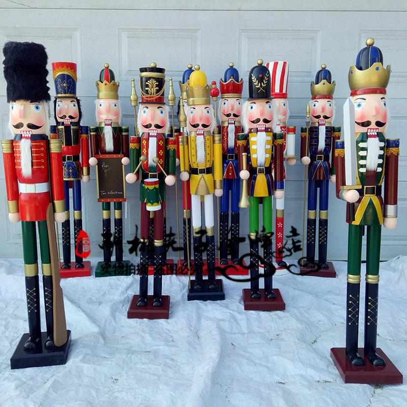 Factory Direct Sale 1.2m Nutcracker Puppet Figurine Wedding Home Ktv Decoration Fortune-Attracting 120cm Character Factory Direct Sale 1.2m Nutcracker Puppet Figurine Wedding Home Ktv Decoration Fortune-Attracting 120cm Character