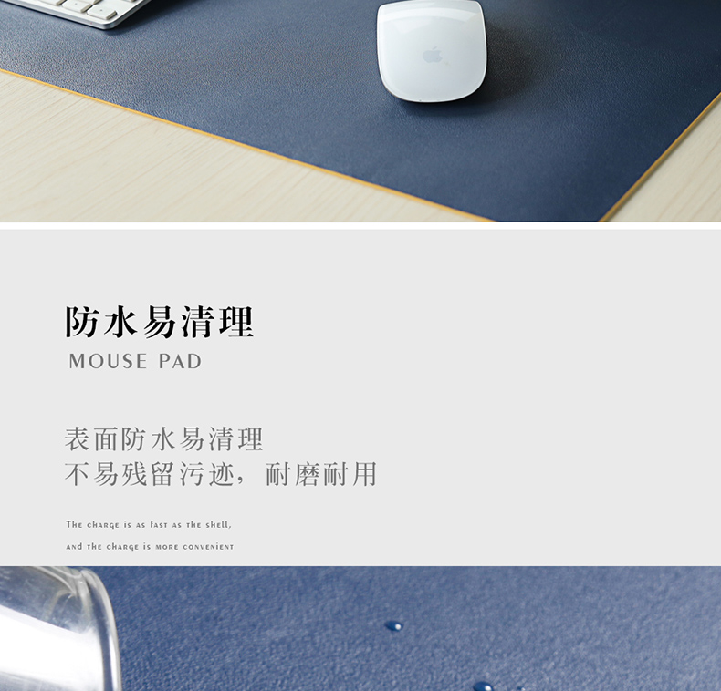 Nordic đơn giản màu rắn game lớn chuột pad trò chơi còn dày túi xách tay của Apple cô gái văn phòng bàn phím máy tính xách tay quá khổ văn phòng sinh viên nam nhà desktops pad không thấm nước - USB Aaccessories đèn led cắm usb