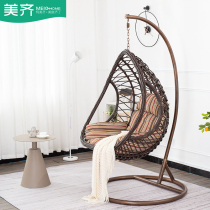 Hanging Chair Basket Rattan Chair Indoor Rocking Chair Grown-up Balcony Casual Chair Sloth Net Red Bird Nest Cradle Chair Home Swing