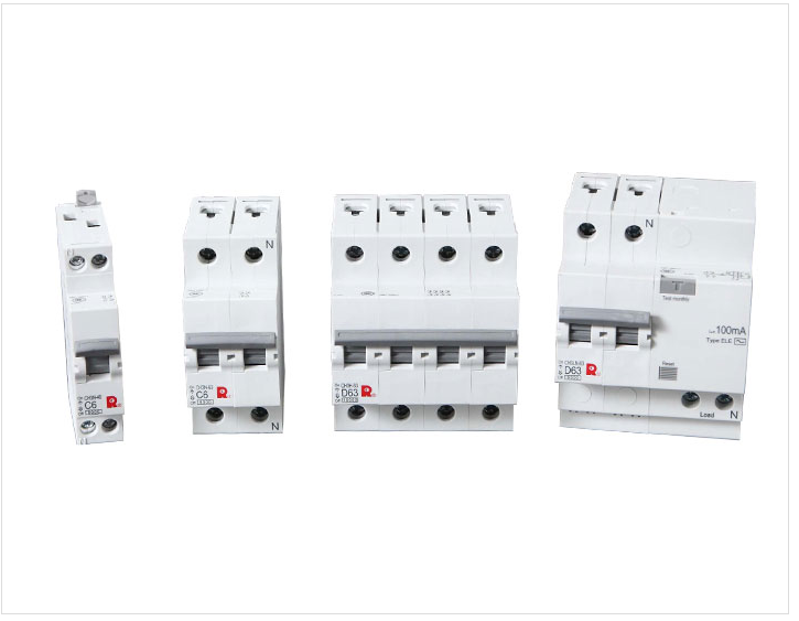 Spot Changshu switch factory small miniature leakage circuit breaker CH3N-63 1P2P3P4PD type switch