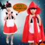 Halloween trang phục trẻ em cosplay cô gái hóa trang váy công chúa Little Red Riding Hood diễn kịch - Trang phục bộ đồ hình thú cho bé