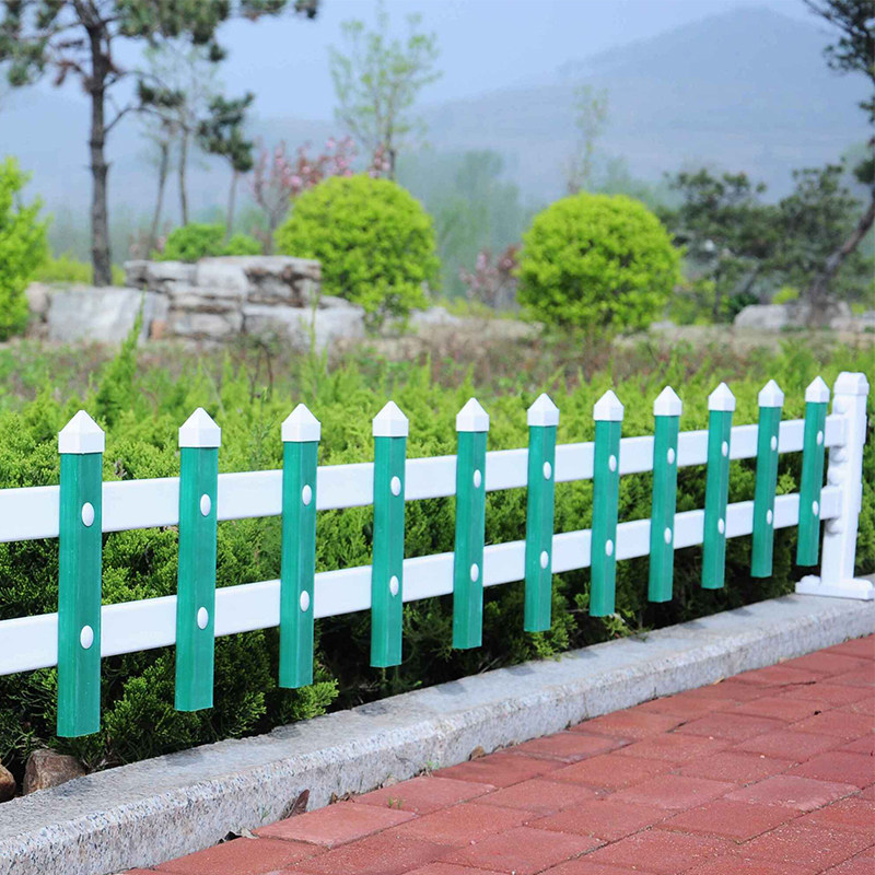 新款pvc塑钢草坪护栏绿化带隔离栏园艺围栏花园护栏栅栏篱笆栏杆