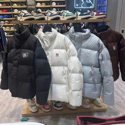 ເສື້ອກັນຫນາວ Down jacket Korean free MLB 23 winter new down jacket classic NY short men's and women's duck down warm jacket