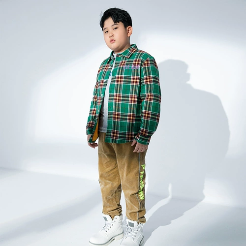 Утепленная демисезонная рубашка, летняя одежда для мальчиков