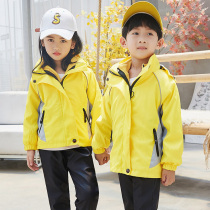 Boys and Girls Primary School uniforms red and blue outdoor thickened assault clothing kindergarten Garden clothing autumn and winter sports suits