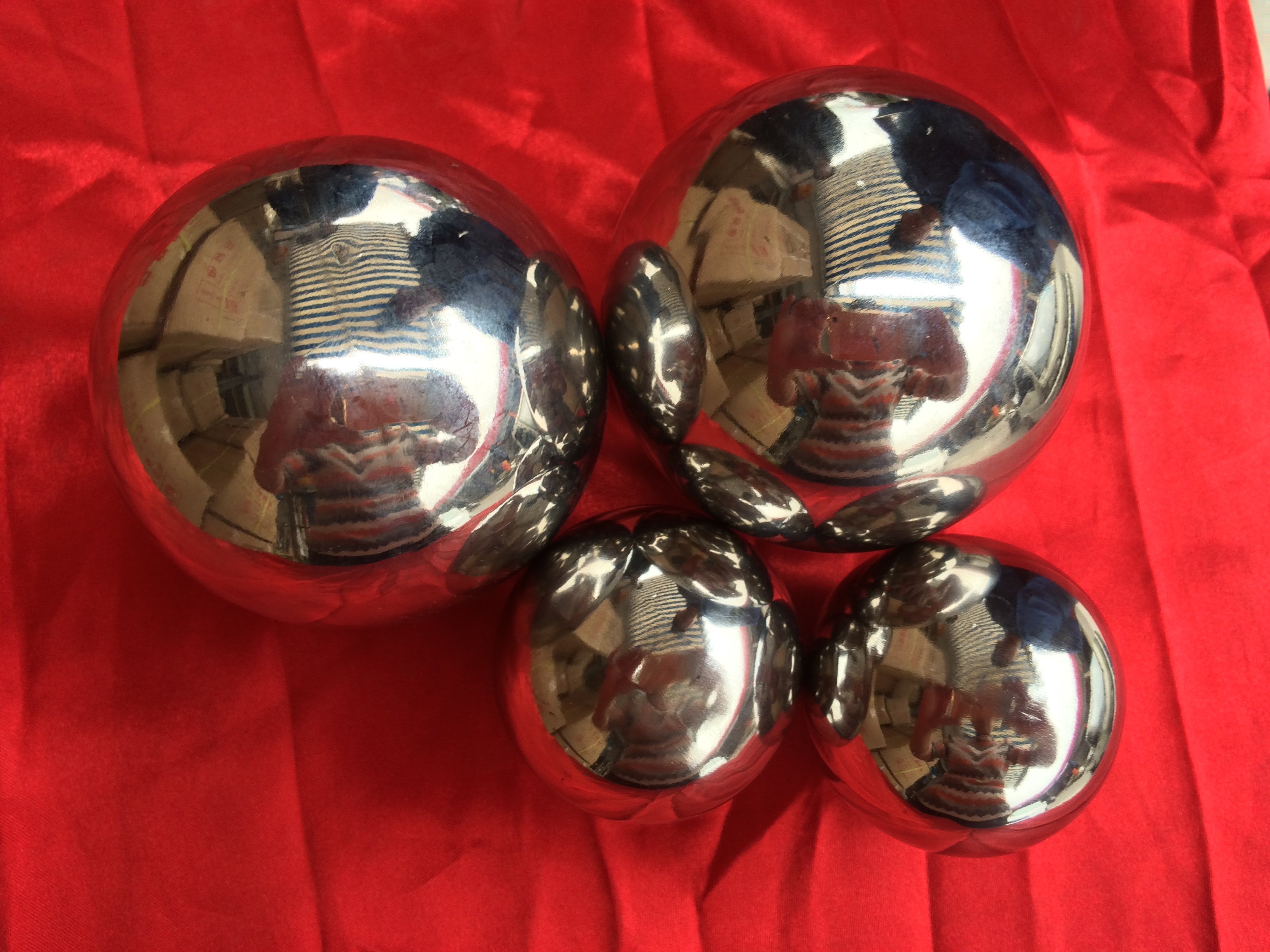 32mm 32mm-3 m boutique 304 stainless steel hollow round ball floating ball decorative ball bright ball mirror pendulum