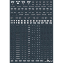 (Chief Mainland) WD-002 pay attention to warning hazard signs (general warning system) special water stickers
