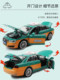 Large taxi children's toy Audi alloy car simulation car model taxi boy collection ornaments