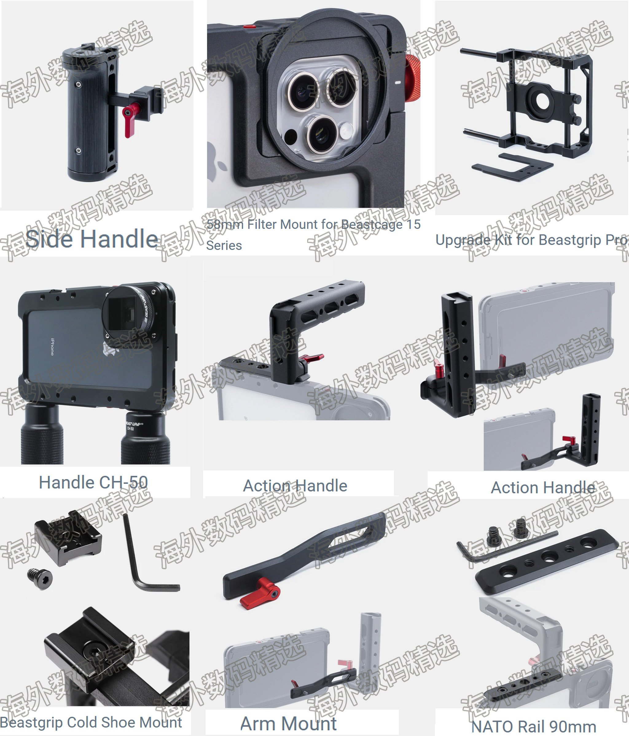 beastgrip pro beastcage 手机兔笼云台拓展配件