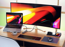 Satechi USB-C SLIM MULTI-PORT with Network card port Computer USB adapter Docking Station