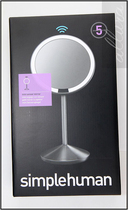 Simplehuman sensor mirror smart mirror professional makeup mirror induction LED
