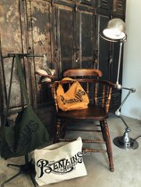 Remains canvas satchel bag advertising