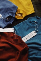 Remains autumn and winter Foundation elegant interior with urban pragmatism semi-high collar pullover long sleeve sweater men and women