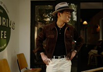 Remains Japan imported two-color corduroy English retro flying jacket short waist jacket RAF