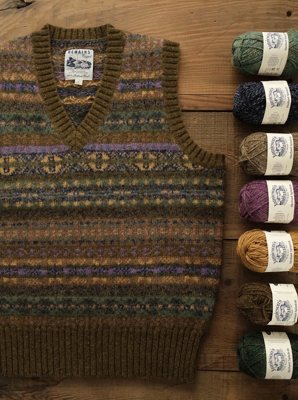 Remains 24 New British Retro Fair Isle Wool Vest Fair Isle Jacquard Vest for Men and Women Remains 24 New British Retro Fair Isle Wool Vest Fair Isle Jacquard Vest for Men and Women