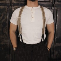 Remains imported American cotton super soft Henry collar short sleeve T-shirt