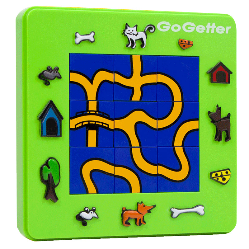 Children 4 years old 6 years old flat animal maze cat and catch mouse logic thinking puzzle board game puzzle puzzle toy