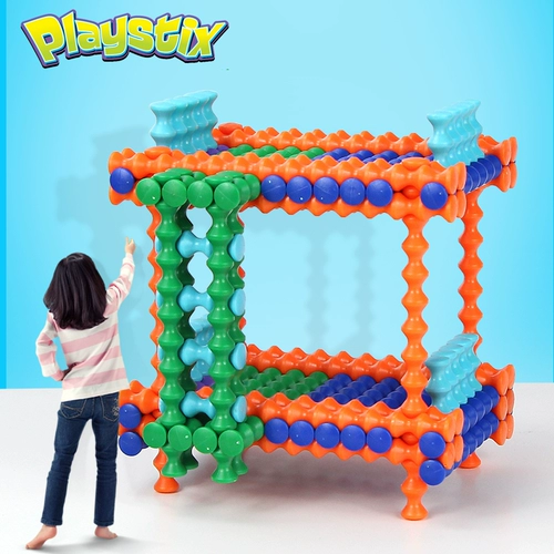 Бамбуковый конструктор, игрушка для мальчиков, робот, детский транспорт, подарок на день рождения