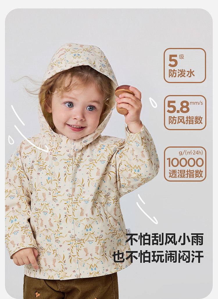 [勇气小软皮]迷你巴拉男女童儿童外套防泼水毛绒内胆三合一2026秋 — 6