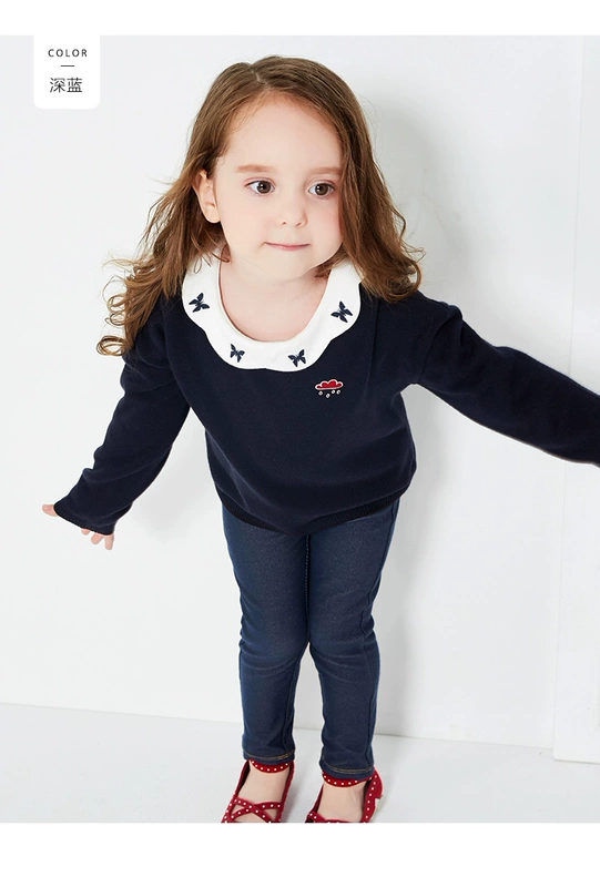 Mini Balla Balla Girls Jeans Baby Spring and Autumn Quần legging thun mùa xuân và quần cho bé quần bò đẹp cho bé