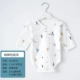 Quần áo nam và nữ bé tam giác quần áo ngắn tay tam giác bé sơ sinh cotton jumpsuit xuân hè túi quần áo rắm 0-1 tuổi - Áo liền quần