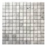 Карара белая натуральная мраморная мозаичная плит