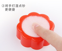 Sponge cylinder banknote counting hand wet device bank accountant special practice counting banknote hand wet device water cylinder