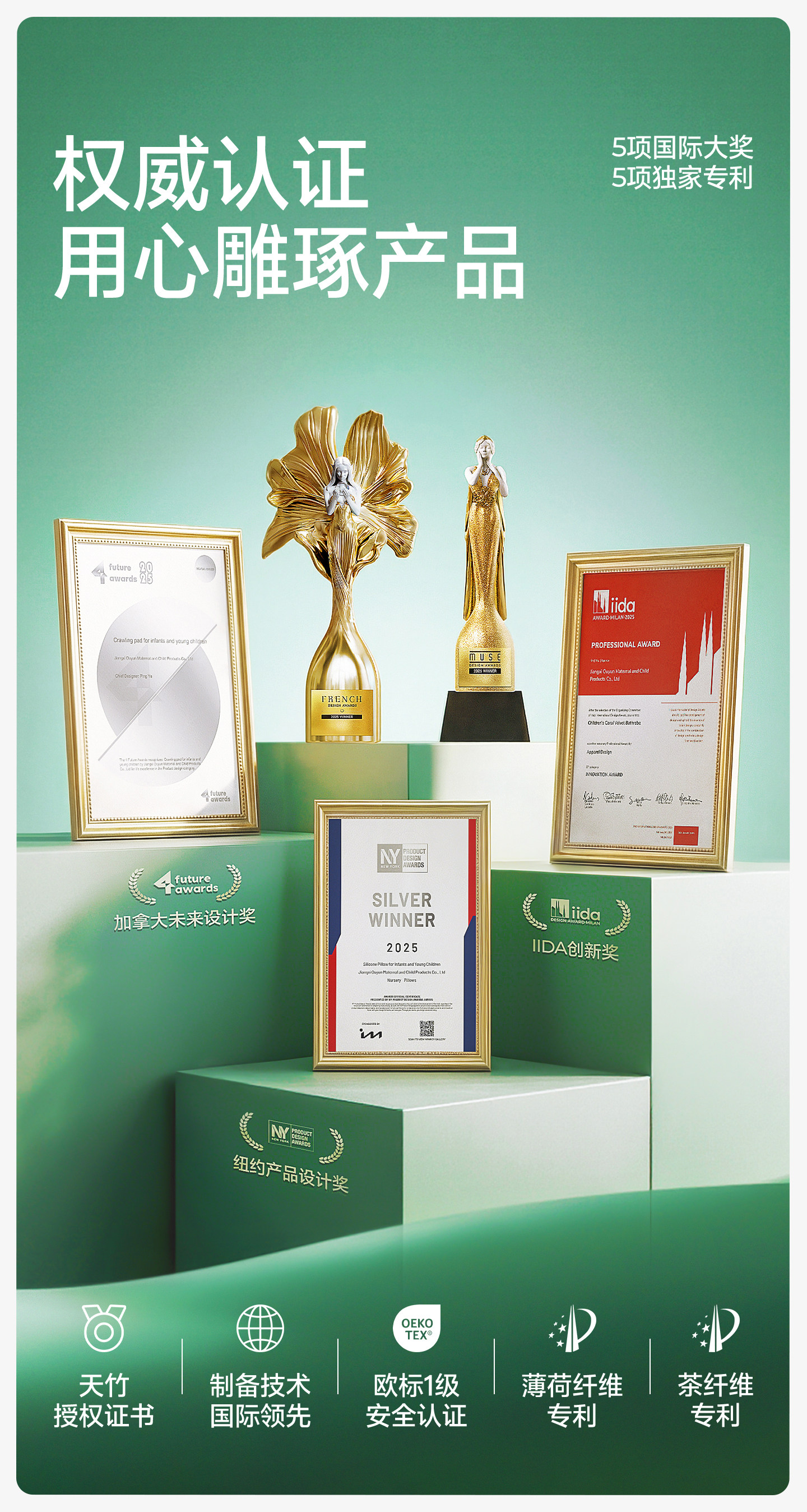 【中国直邮】 欧孕 婴儿春装连体衣婴儿 竹棉纱布和尚服夏薄款  林中鸟趣【升级背部网眼-透气散热】适用身高 90cm