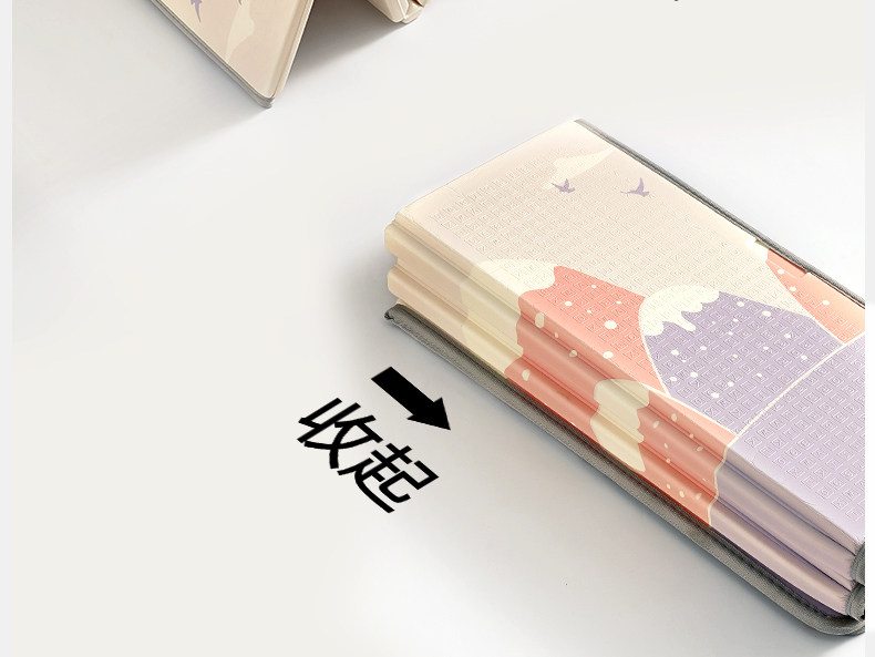 Развивающий коврик для ползания 欧孕婴儿爬爬垫折叠款加厚家用无毒无甲醛地垫儿童宝宝ixpe爬行垫