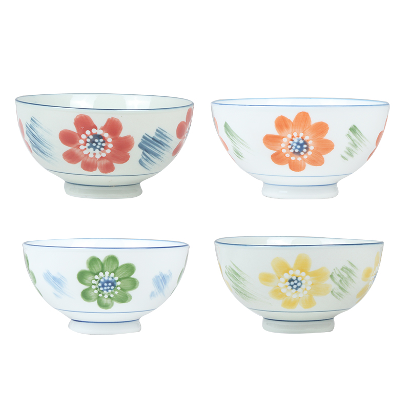 Under the glaze color round contracted Chinese by tableware ceramic bowl rice bowls home for dinner