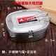 hộp cơm hâm nóng magic Hộp cơm bằng thép không gỉ Hình chữ nhật học sinh trưởng thành một lớp dày dung tích lớn với vỏ bọc đào tạo quân đội hấp cơm kiểu cũ - Hộp cơm điện sưởi ấm 	hộp cơm điện cầm tay đa năng