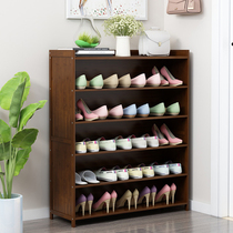 Shoe rack shoe cabinet simple multi-layer indoor solid wood good-looking dust-proof economical shoe shelf rack