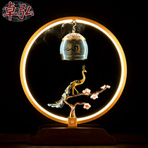 Zhuohiro Bluetooth music incense stove home Chinese peacock hanging incense stove Honolulu Incense Burner Wedding Gift Hem