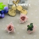Hoa nhân tạo cuộn tròn hoa hồng cứng Hoa đầu hoa lụa hoa DIY kẹp tóc vòng hoa quần áo chất liệu hoa cưới - Hoa nhân tạo / Cây / Trái cây