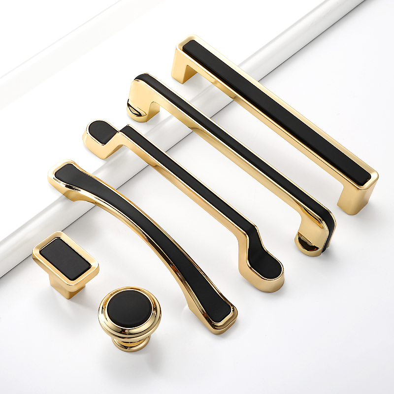 Modern minimalist dark golden cabinet door small handle drawer Home innate TV cabinet Nightstand Hardware Handle s188
